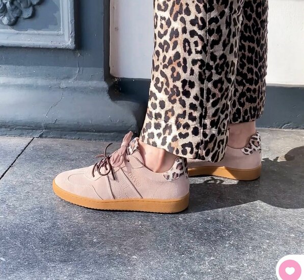 Poona Leopard Lt Pink/Sand