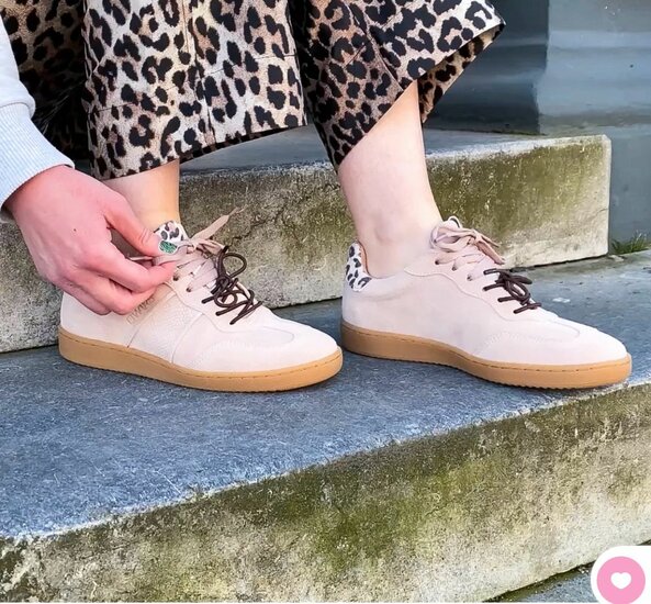 Poona Leopard Lt Pink/Sand